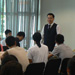 Mr Clement LEE, Chief Magistrate, meets a group of students participating in the New Asia College/Hunan University Summer Exchange Programme (16 July)