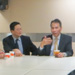 Mr Eric TAM, Principal Presiding Officer of the Labour Tribunal, meets a delegation from the Macao Judiciary (22 July)