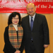 Chief Justice MA takes a picture with Ms LEUNG Kwan-fan, Senior Judicial Clerk, who received the Ombudsman's Award (19 December)